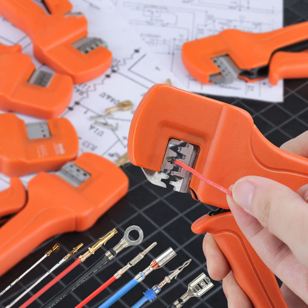 Yokua Crimper Cable Cutter Wire Stripper Multifunctional Stripping Crimping Pliers