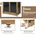 thumbnail image 4 of Outdoor Storage Cabinet Waterproof with Shelves, Small Storage Shed, Vertical Tall Patio Backyard Garden Storage Cabinet Tool Organizer for Outside, 4 of 11
