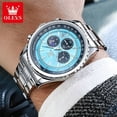 thumbnail image 2 of OLEVS Casual Wristwatch for Men Chronograph Sport Male Watches Waterproof Luminous Quartz Clock, 2 of 11