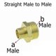 thumbnail image 1 of Brass Hex Bushing Reducer Nipple Pipe Fitting Male Female Thread 1/8 1/4 3/8 1/2 3/4 PT Water Gas Air Adapter Coupler Connector, 1 of 4