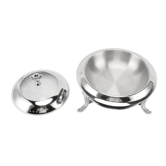 Chafing Dishes For Buffet, Round Stainless Steel Chafer For Catering Food Warmers For Parties Buffet Servers And Warmers Chafing Dish Buffet Set with Lid For Wedding Banquet Event