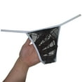 thumbnail image 3 of Botmois Men See-throuhg Lace Thong Pouch Sports Tangas Hipster T-back Underwear Black L, 3 of 3