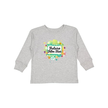 

Inktastic Actress Future Film Star Girls Long Sleeve Toddler T-Shirt