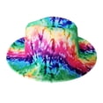 thumbnail image 6 of kaondbfi Summer Outdoor Travel Essentials Accessories Baseball Caps for Women and Men Tie-Dye Printed Hat Wide Jazz Hat Tie-Dye Hat for Party Clothings, 6 of 6