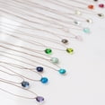 thumbnail image 2 of Teardrop Necklace - Choose Your Gemstone, 2 of 26