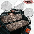 thumbnail image 4 of Yuyamidu Camo Hunting UTV Seat Covers Brown Wood Scratch-Proof Cover Front Bench Seat Cover with Backrest Cover Replacement Fit for Mule 3000 3010 3020 4000 4010, 4 of 7