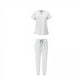 thumbnail image 1 of Uniforme de enfermera,Uniformes de enfermera Conjunto de mujer Ropa de trabajo Sanitaria,Conjuntos de uniforme médico para mujer,pantalones deportivos y top cómodos,Camisetas de cuello en V, 1 of 8