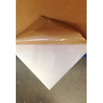 ONE- WHITE OPAQUE ACRYLIC PLEXIGLASS SHEET 1/8" 12" X 24" ^