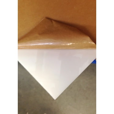 2 pack- WHITE OPAQUE ACRYLIC PLEXIGLASS SHEET 1/8" 12" X 24"