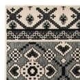 thumbnail image 3 of SAFAVIEH Veranda Dogon Southwestern Indoor/Outdoor Runner Rug, 2'3" x 10', Black/Beige, 3 of 5