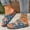 U6-Blue, variant on Sandals Women Comfortable Beach Double Buckle Slip-On Thick-Soled Open-Toe Shoes with Memory Foam Arch Support Lightweight Breathable Anti-Slip Outdoor Footwear for Summer,Blue 37(US-6)