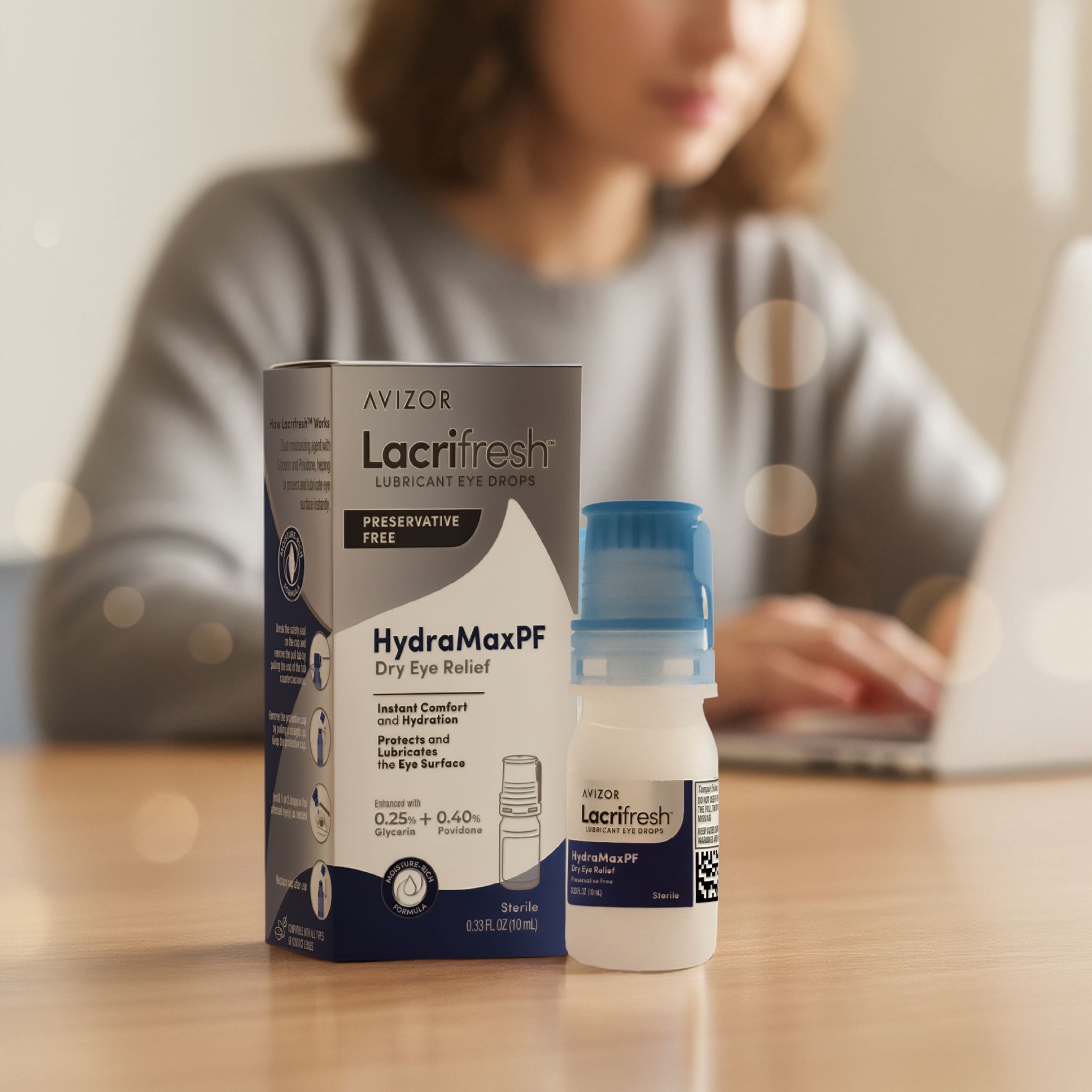 Lacrifresh HydraMax Preservative-Free Lubricant Eye Drops for Dry Eye Relief