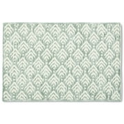 Mainstays Walker Woven Fabric Mat, 18"x27", Green, Available in Multiple Colors