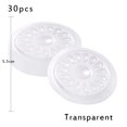 thumbnail image 1 of False Eyelashes Extension Glue Holder Fake Eye Lashes Extension Pallet Pads Plastic Gasket For Eyelash Extensions Flower Shape, 1 of 1