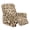 Brown Cheetah Leopard, variant on Xixirimido Colorful Dinosaur Bones Recliner Chair Cover, 4-Pieces Stretch Recliner Covers for Recliner Chair Soft Reclining Chair Slipcover Furniture Protector for Pets Kids