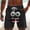 Black, variant on Funny Mens Swim Trunks with 3D Smiley Face Print, Blue Cartoon Graphic Beach Shorts, Quick-Dry Novelty Swimwear & Board Shorts for Men, Drawstring Waist,Size XL