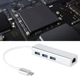 thumbnail image 1 of HUB USB 30 Adaptador USB a Ethernet con 3 Puertos HUB Tipo C a Red LAN RJ45 Gigabit Ethernet para Win XP/Vista/Win7/Win8/Win81/Win10/OS X//Linux etc ANGGREK Otros, 1 of 8