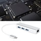 thumbnail image 1 of HUB USB 30 Adaptador USB a Ethernet con 3 Puertos HUB Tipo C a Red LAN RJ45 Gigabit Ethernet para Win XP/Vista/Win7/Win8/Win81/Win10/OS X//Linux etc ANGGREK Otros, 1 of 8