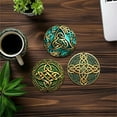 thumbnail image 4 of TIELUTT 2D Acrylic for Cups & Small Dining Table Set for 6 round Dining Table Mat Set for 6 Floral Print Outdoor Table Setting for 6 Baby Table Mat for round Table Dining Table Set for 2 under 100, 4 of 7