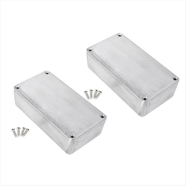 Caja de Efectos de Guitarra 1590B con Tornillos. Caja de Aluminio para Pedal de Efectos. Kit de Repuesto para Instrumento Musical.