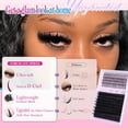 thumbnail image 4 of Lash Clusters 100D Long 12-20mm Lash Spikes Eyelash Clusters Volume Individual Lashes DIY Spiky Lash Extension Mega Cluster Eyelash Extensions Mink Strips Lashes Thick by CORUSCATE, 4 of 9