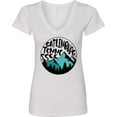thumbnail image 3 of Inktastic Gatlinburg, Tennessee Mountains Women's V-Neck T-Shirt, 3 of 5