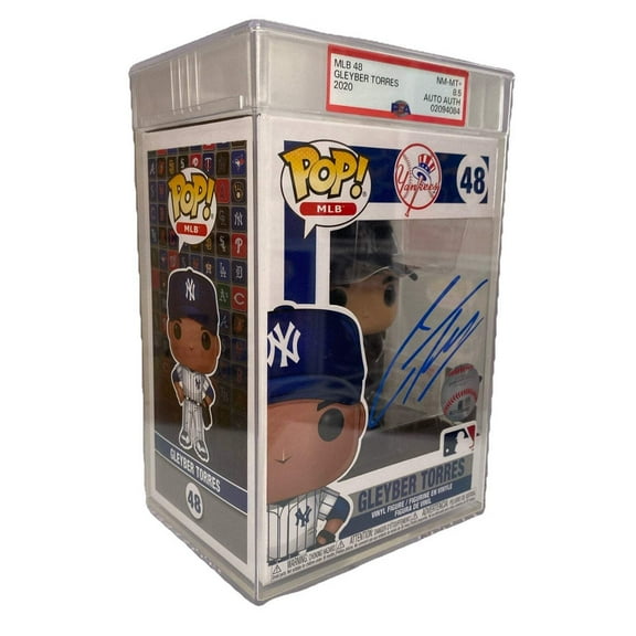 Funko Pop! MLB: Yankees Gleyber Torres #48 Signed Autographed PSA 8.5 Baseball