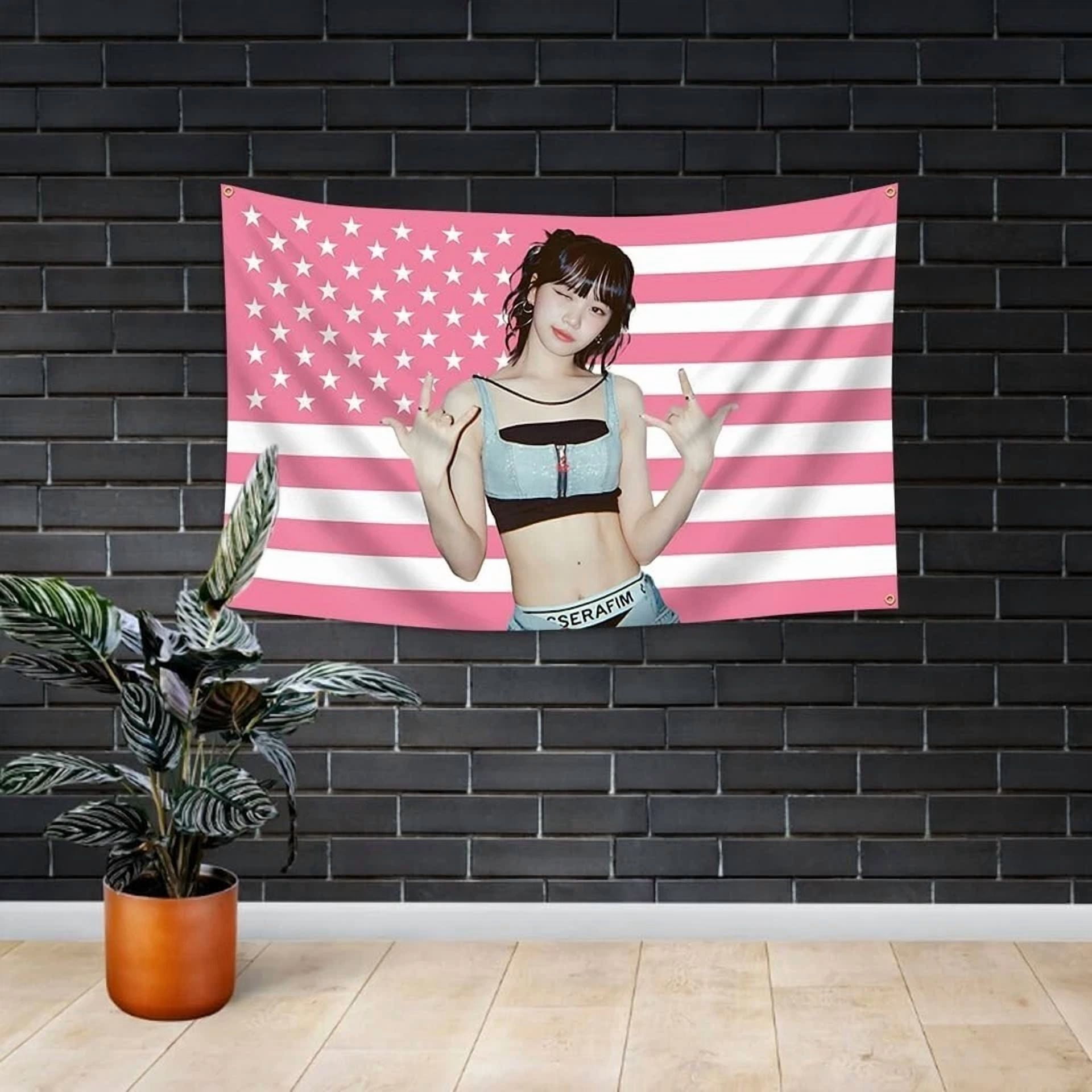 BUTTERFLY- Chae Won American Flag Kpop Music Flag 3X5Ft Trucks Sign Garage Shop Wall Decor