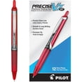 thumbnail image 1 of Bolígrafo PILOT Precise V7 RT recargable y retráctil rojo, paquete de 12, 1 of 5