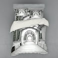 thumbnail image 2 of Ambesonne Scenery Bedding Set 3 Pcs, Sun Energetic Space, Twin, White, 2 of 3
