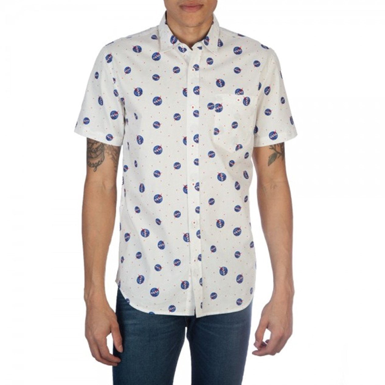 white button up shirt walmart