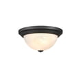 thumbnail image 2 of 4601-MB Millennium Lighting 2 Light Flush Mount-5.5 Inch Tall and 11 Inch Wide-Matte Black Finish, 2 of 4