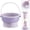 purple, variant on Makeup Brush Cleaner Mat 3 in 1 Silicone Makeup Brush Cleaner Bowl Cosmetic Brushes Cleaning Tool Organizer for Storage and Air Drying