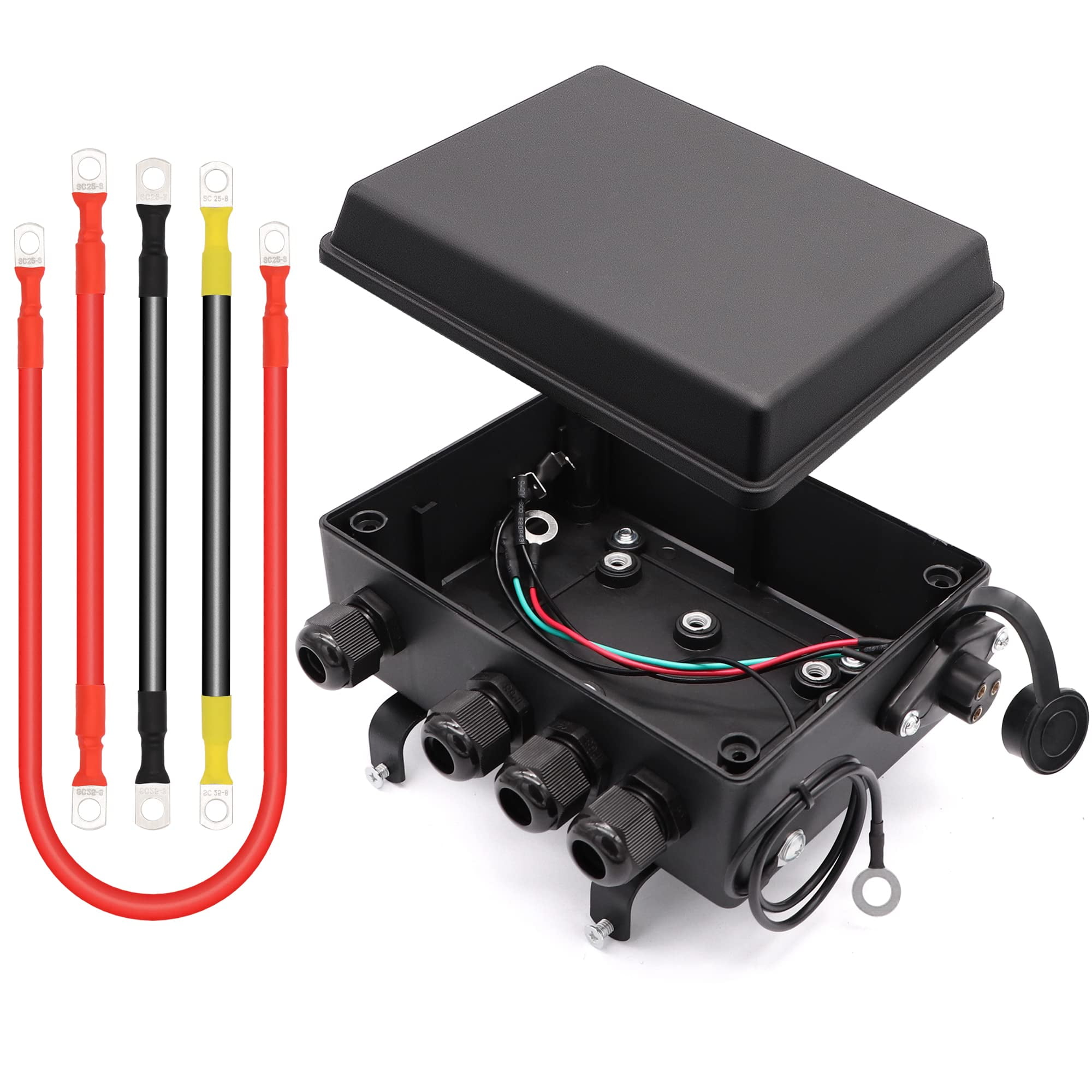 Torkettle Winch Solenoid Relay Control contactor preWired Box for 8000