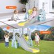 thumbnail image 2 of Juego de tobogán y columpio 4 en 1 para niños de 18 a 36 meses para interiores y exteriores con aro  multicolor, 2 of 7