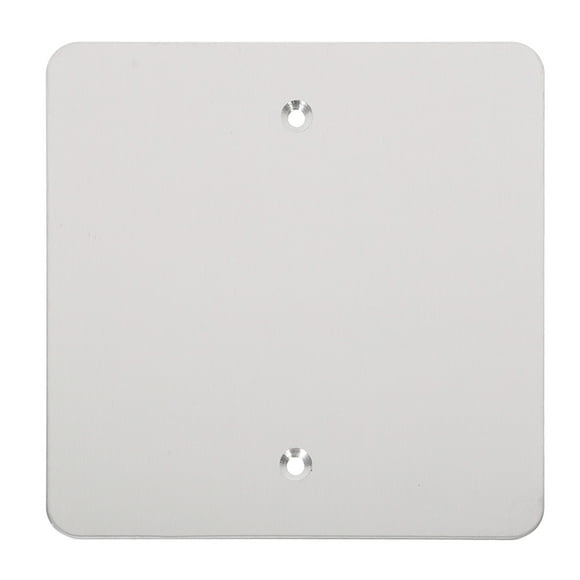 Shisuyan Stainless Steel Blank Outlet Cover Plate: Metal Wall Plate for Ceiling and Wall - 120 Type Easy Installation Decorative Electrical Cover