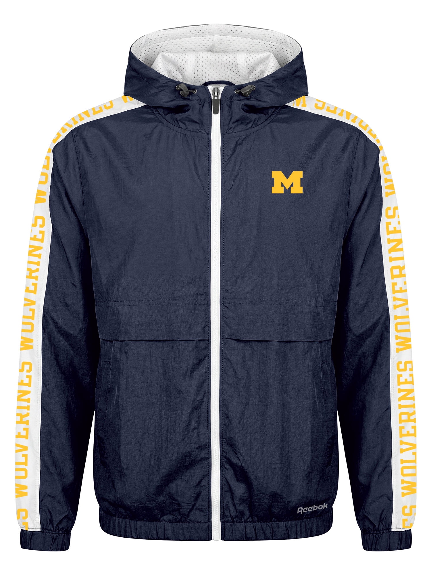 Michigan Wolverines Reebok Womens Colorblocked Full Zip Jacket