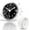 Black, variant on Betus Waterproof Bathroom Shower Clock with Large Suction Cup Battery Operated Wall Clock (White)