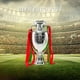 thumbnail image 4 of Trofeo de la Copa de Europa 2024, trofeo de la Copa de Europa 2024, copa Delaunay, artesanías decorativas de resina, trofeo de la Copa de Europa italiana, artículos para aficionados., 4 of 8