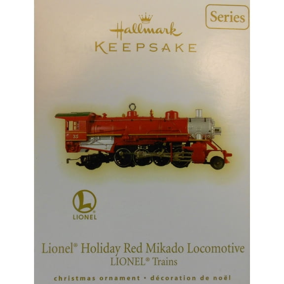 2009 Hallmark Ornament Lionel Holiday Red Mikado Locomotive # 14 Lionel Trains Series