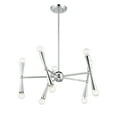 thumbnail image 7 of Meridian M100128MBK 10-Light Chandelier in Matte Black, 7 of 7