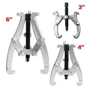 3pc 2Leg Jaw Reversible Gear Hub Bearing Puller Pulley Removal Tool Set 3" 4" 6" - Code Auto Tool and Restoration Supply
