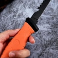 thumbnail image 4 of Fish Fillet Knife Fixed-Blade Fishing Knife Curved Boning Knife with Sheath Cover and Saver Lock with Non-Slip Handles, 4 of 7