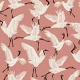 thumbnail image 5 of Tempaper x Novogratz Pink Family of Cranes Peel and Stick Wallpaper, 20.5" x 16.5', 5 of 6