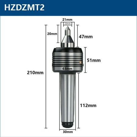 

RANMEI Live Revolving Center Tailstock Center High Precision Turning Tools for Lathe