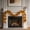 B, variant on Artificial Fall Maple Leaf Garland with Mini Pumpkin, 78.7 Inch Hanging Decor for Front Door Thanksgiving Home Ornament