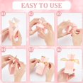 thumbnail image 4 of 60PCS Candy Gift Wrap Box Pink Candy Box DIY with Ribbon Wedding Collapsible Storage Box for Wedding Bridal Shower Birthday Party 1.9x1.9x4.7inch Pink, 4 of 6