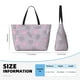 thumbnail image 4 of Fotbe Pink Flamingo Bolsa de Viaje para Playa - Resistente al Agua, Bolsa Tote de Gran Capacidad y Ligera con 7 Bolsillos para Mujeres y Hombres, 4 of 7