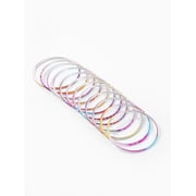 Wonder Nation Multicolored Bangle Bracelets, 12 Pieces, For Children Ages 4+