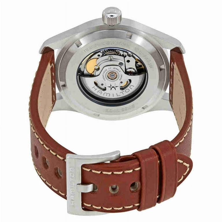 Hamilton khaki field automatic black dial top men's watch h70555533